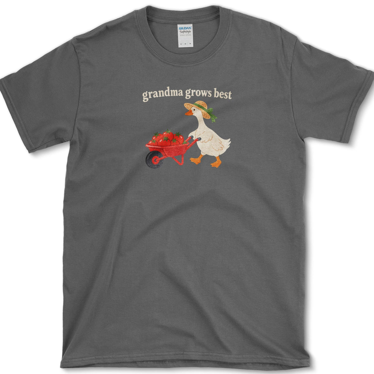 Grandma Grows Best T-Shirt Dark Heather / S Essential Tees