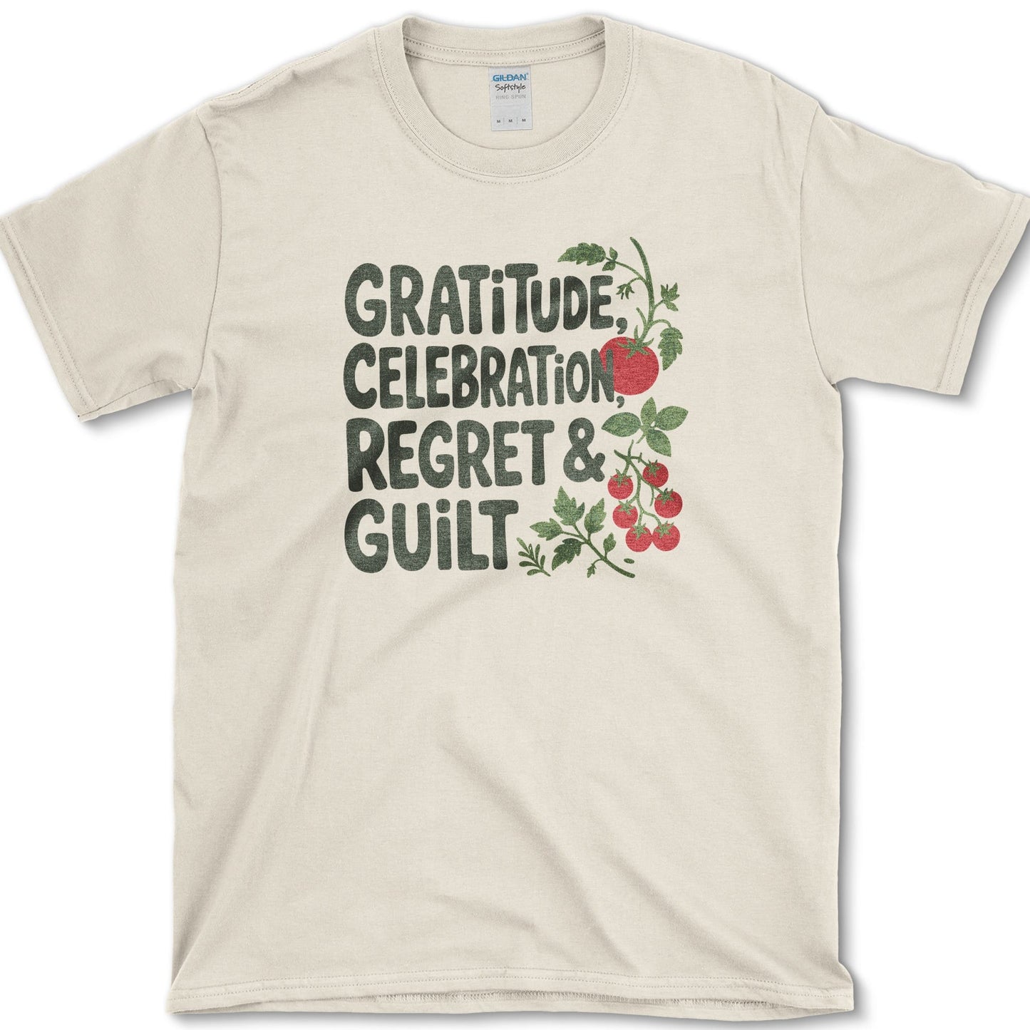 Gratitude & Guilt T-Shirt S / Natural Essential Tees