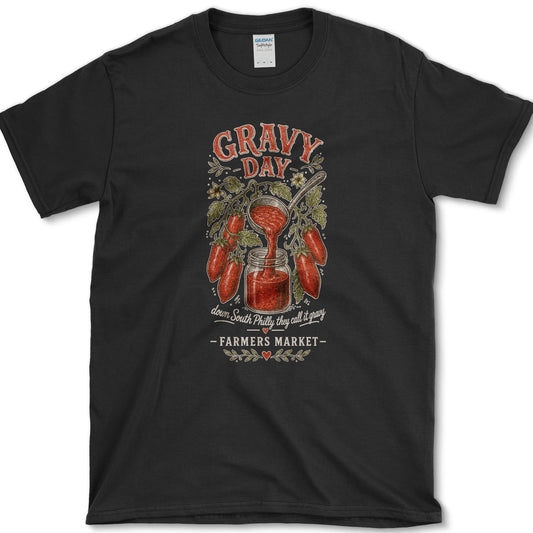 Gravy Day T-Shirt S / Black Essential Tees