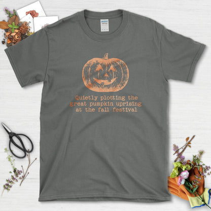 Great Pumpkin Fall Festival T-Shirt Charcoal / S T-Shirt