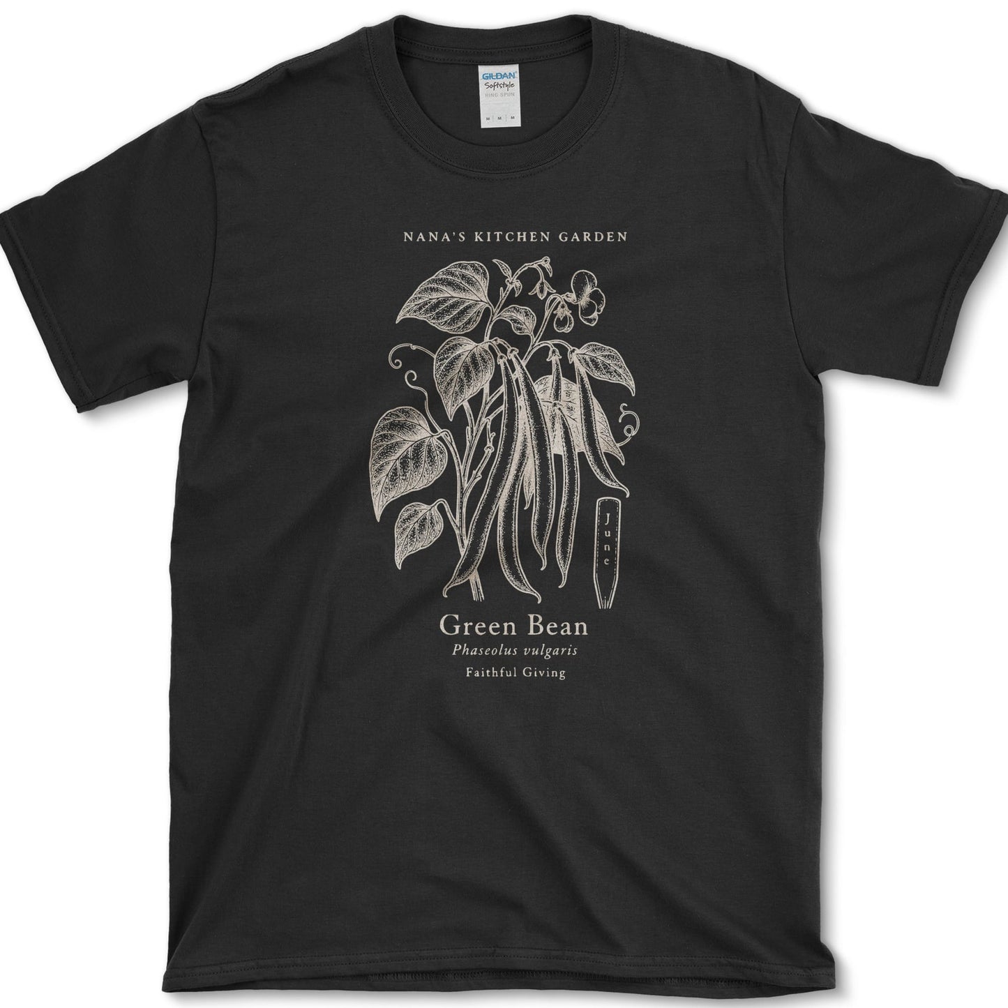 Green Bean T-Shirt S / Black Essential Tees