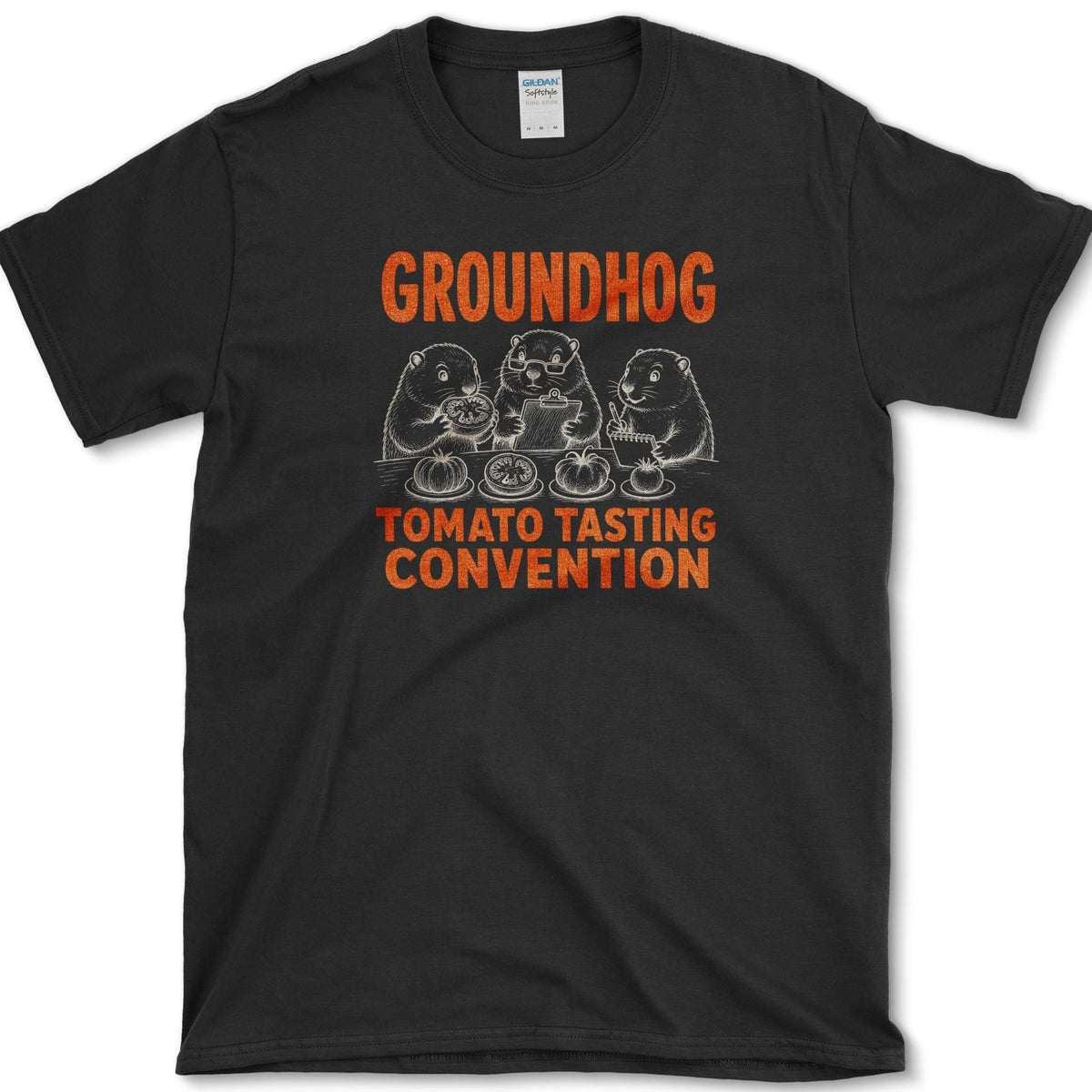 Groundhog Tasting T-Shirt Black / S Essential Tees