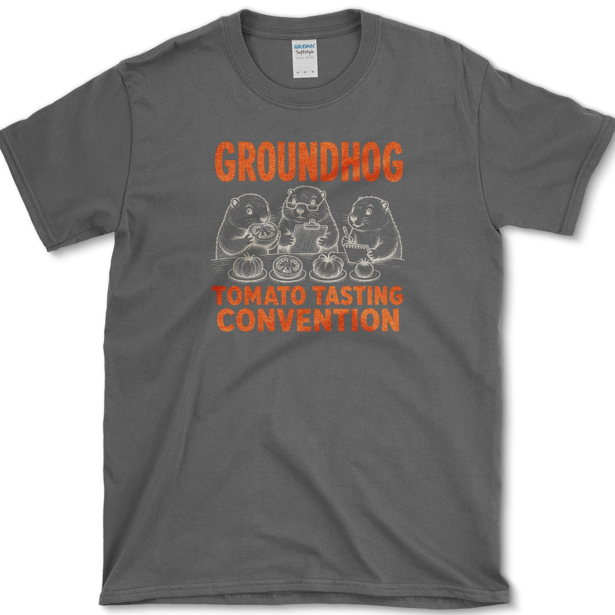 Groundhog Tasting T-Shirt Dark Heather / S Essential Tees