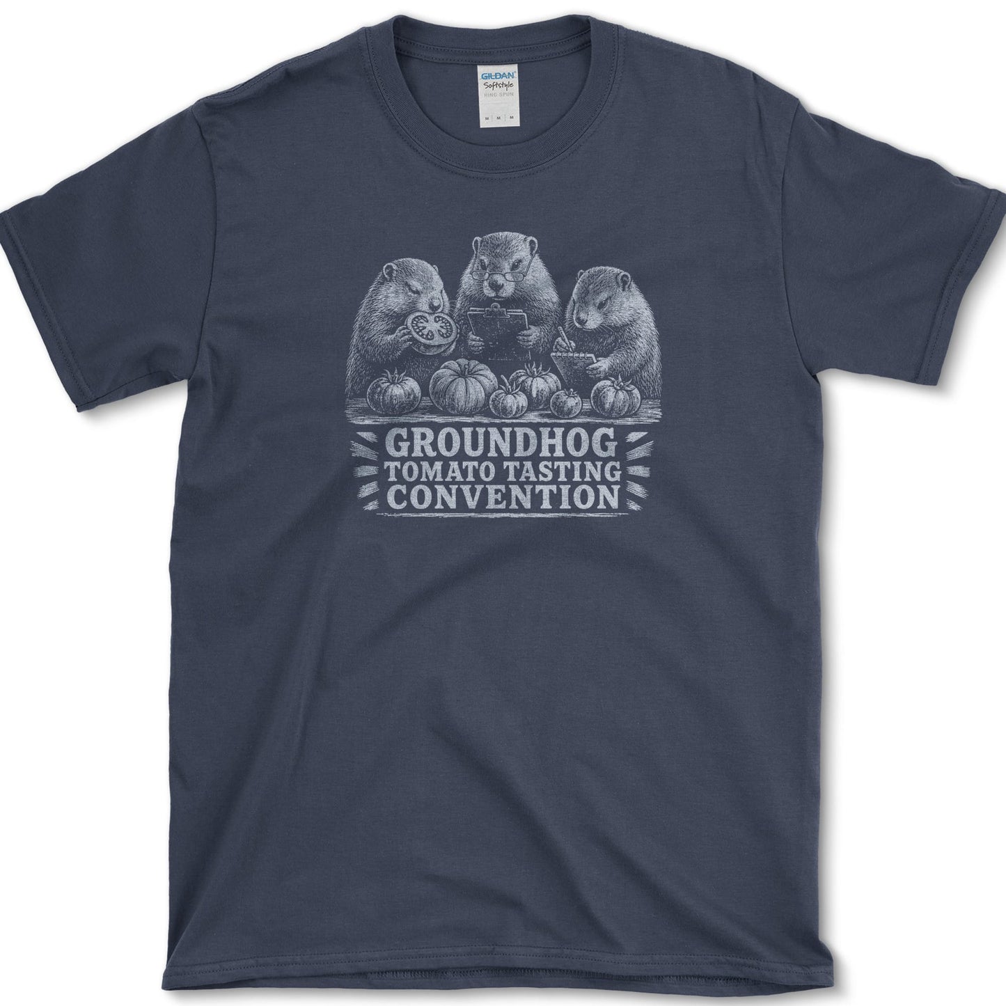 Groundhog Tasting T-Shirt Navy / S Essential Tees
