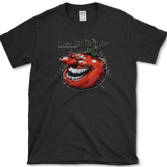Grow List Disruptors T-Shirt Essential Tees / S / Black Essential Tees