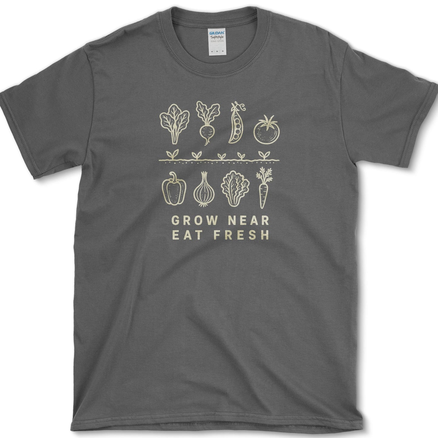 Grow Near T-Shirt S / Dark Heather Essential Tees
