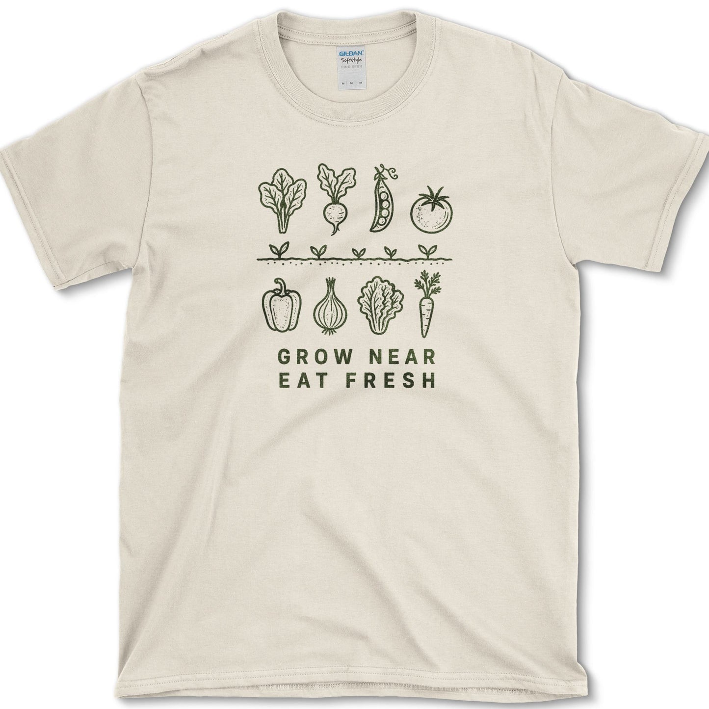 Grow Near T-Shirt S / Natural Essential Tees