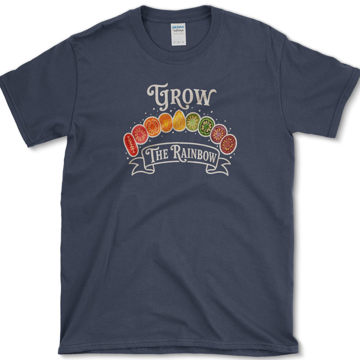 Grow The Rainbow T-Shirt S / Navy Essential Tees