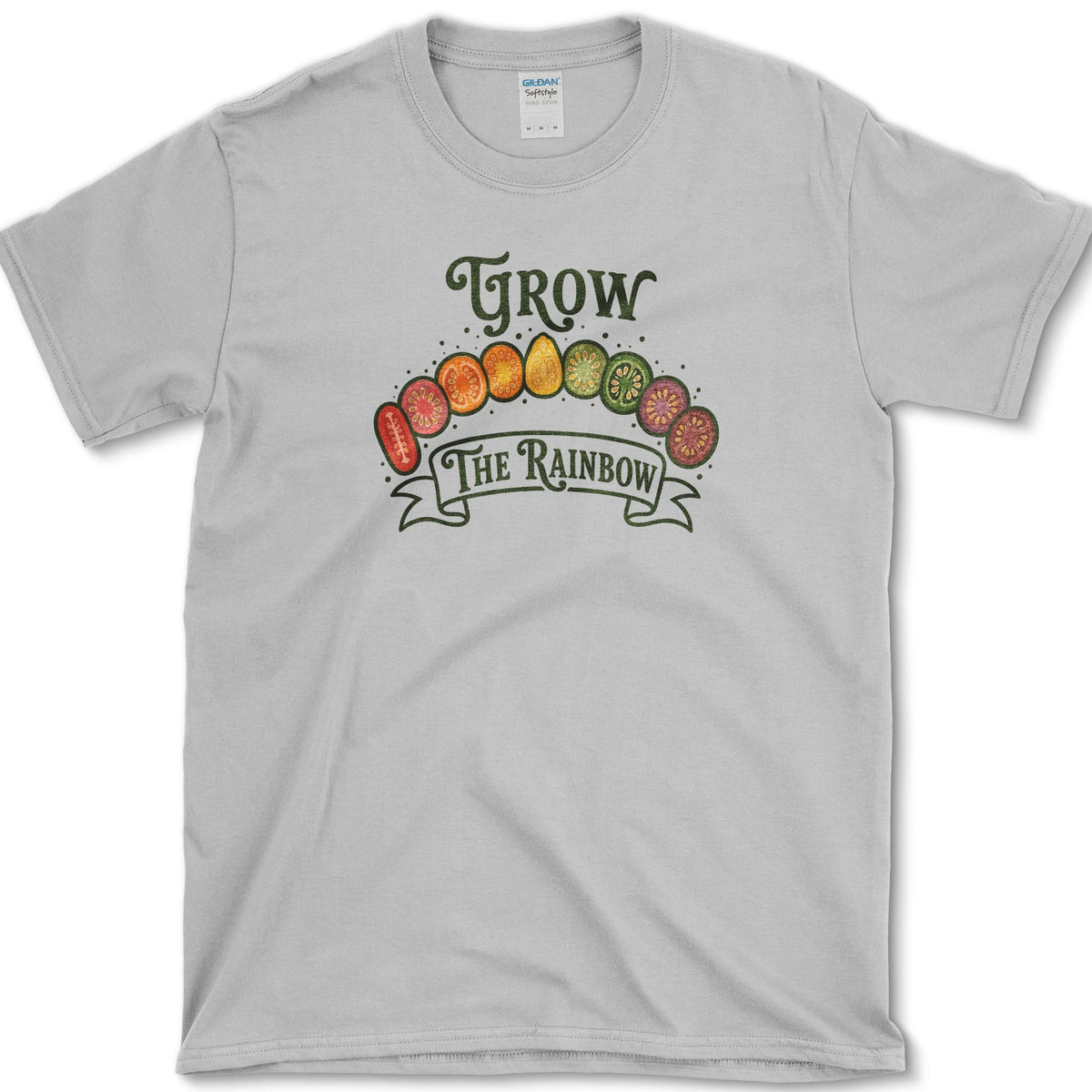 Grow The Rainbow T-Shirt S / Sport Grey Essential Tees