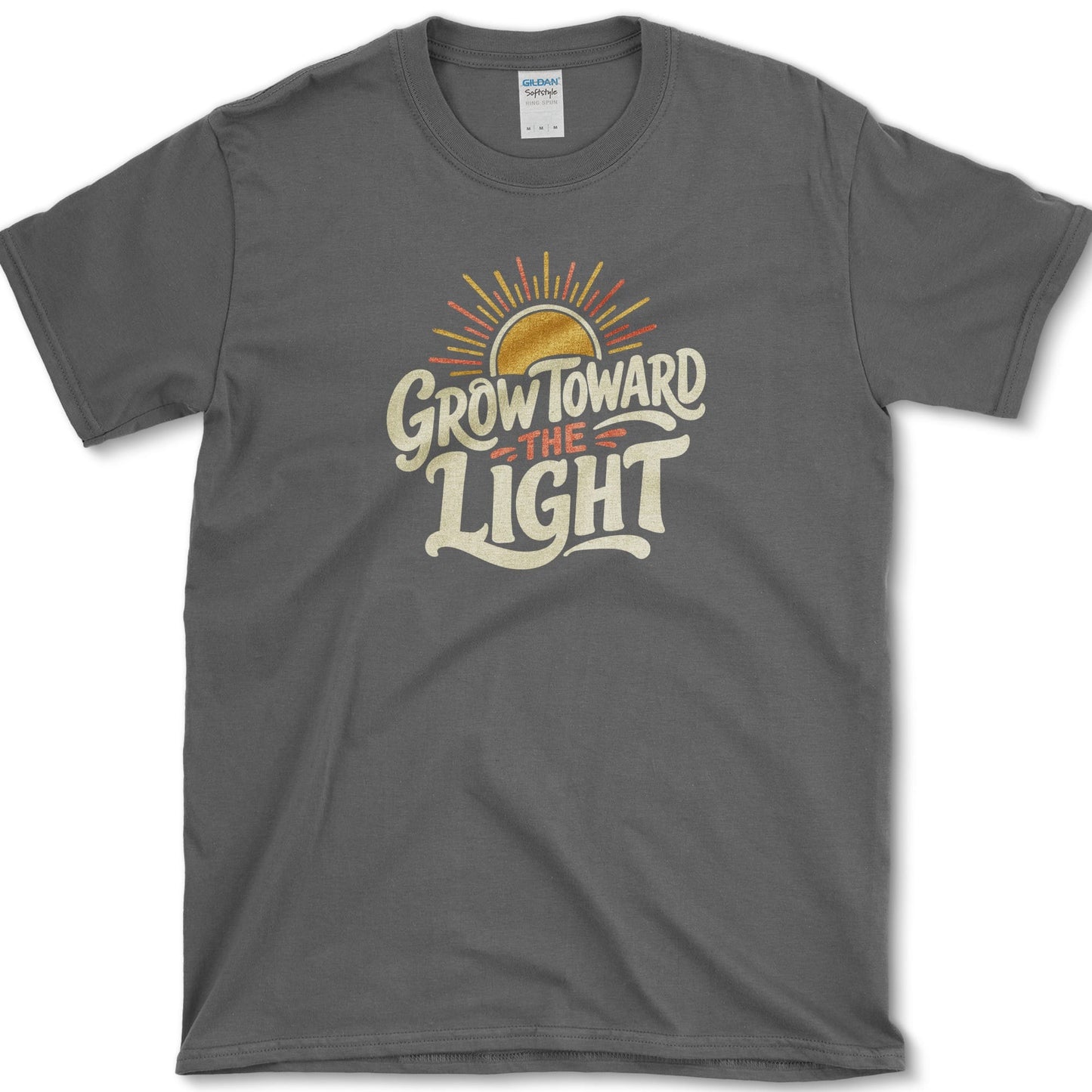 Grow Toward Light T-Shirt S / Dark Heather Essential Tees