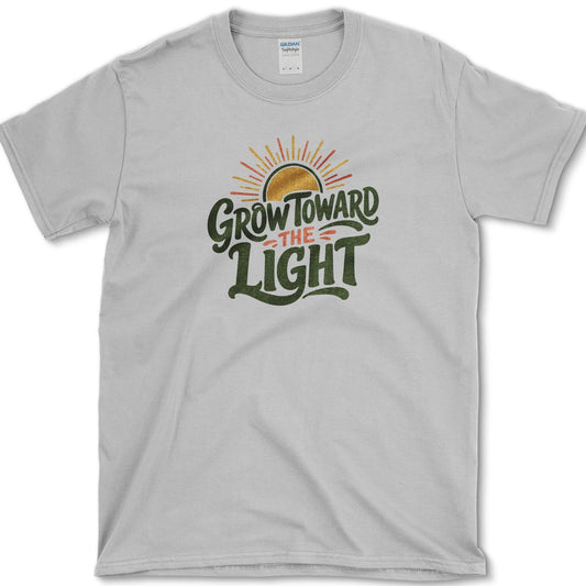 Grow Toward Light T-Shirt S / Sport Grey Essential Tees