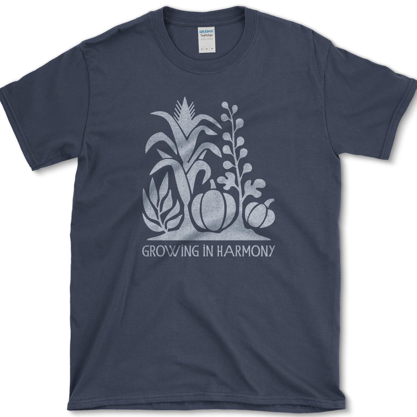 Growing In Harmony T-Shirt Navy / S Essential Tees
