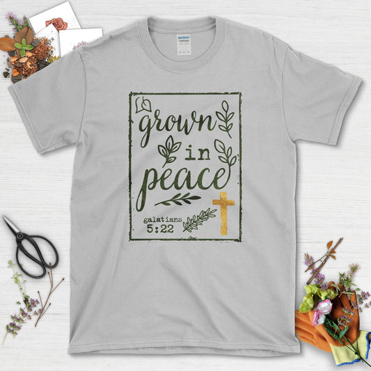 Grown in Peace T-Shirt Essential Tees / S / Sport Grey Physical Item