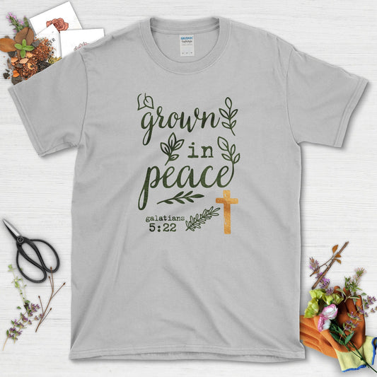 Grown in Peace T-Shirt Essential Tees / S / Sport Grey Physical Item