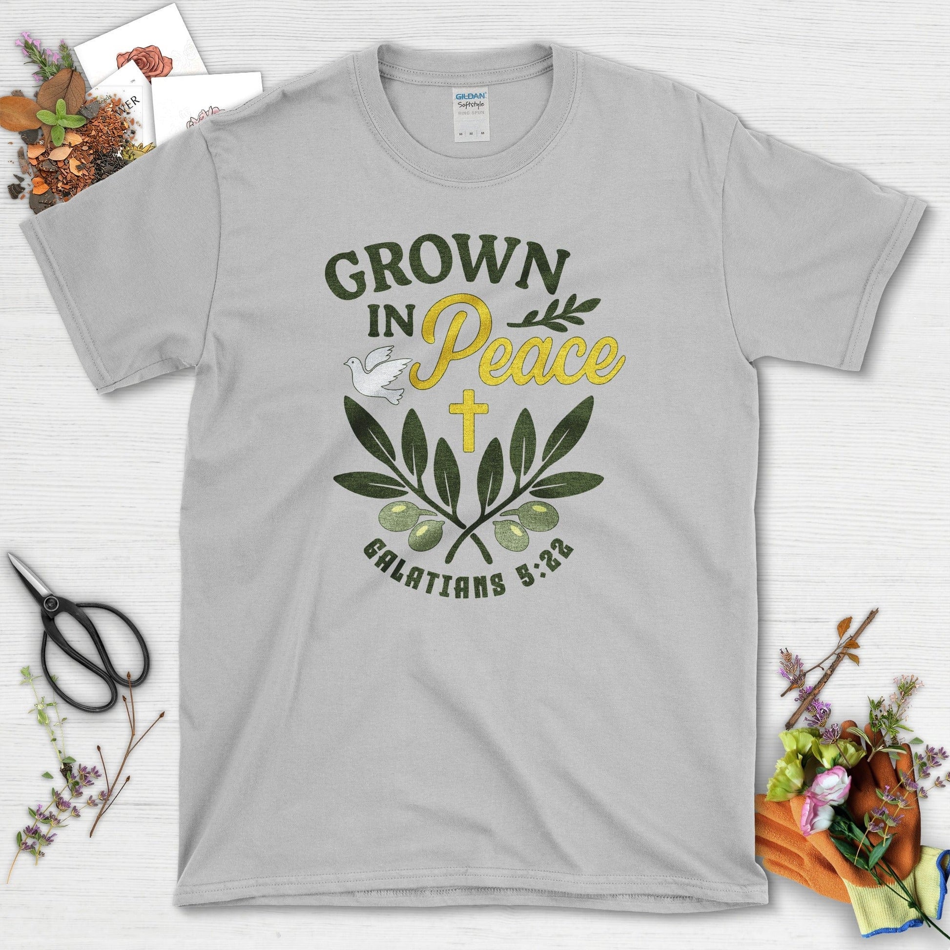 Grown in Peace T-Shirt Essential Tees / S / Sport Grey Physical Item