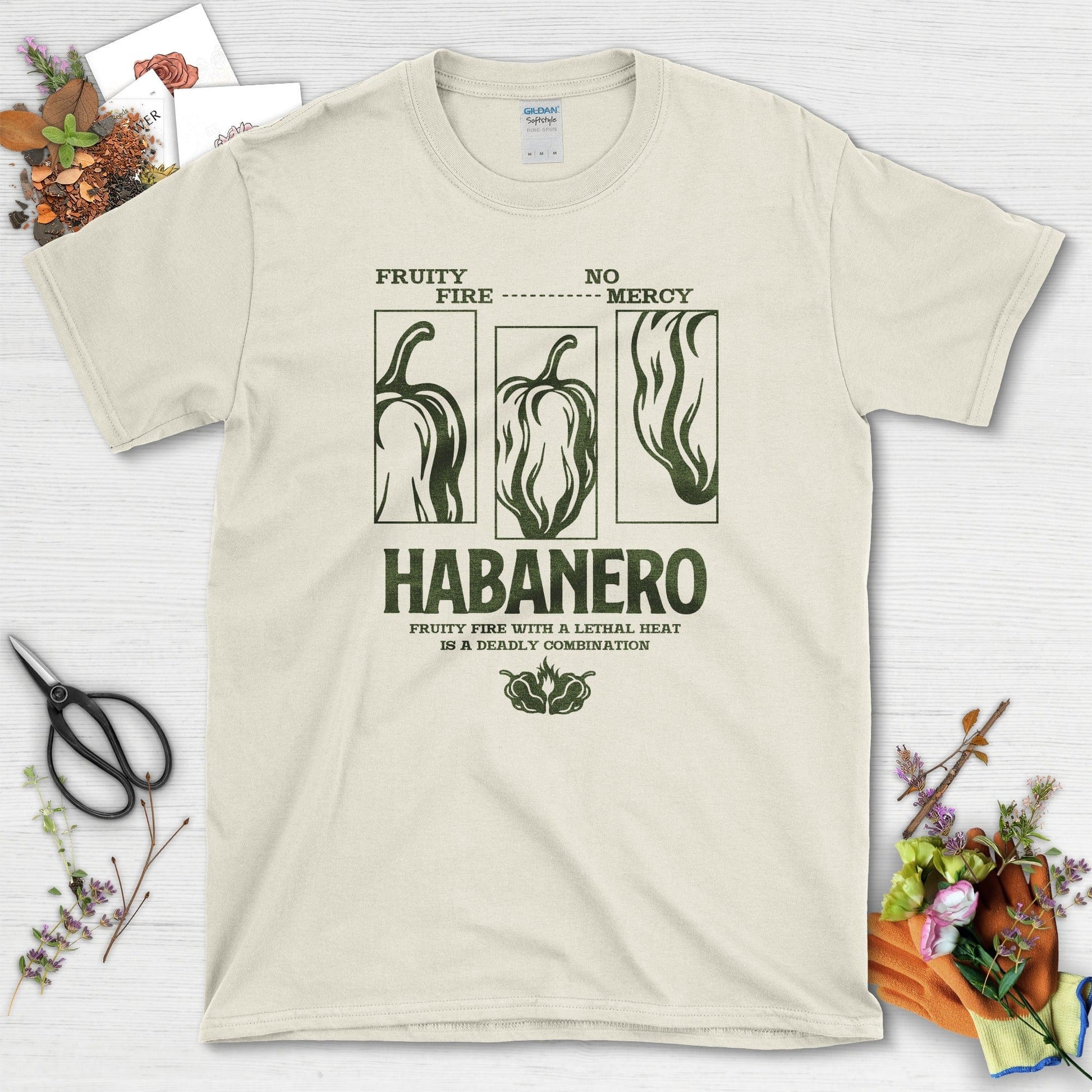 Habanero Fruity Fire T-Shirt Natural / M Physical Item