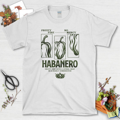 Habanero Fruity Fire T-Shirt White / M Physical Item