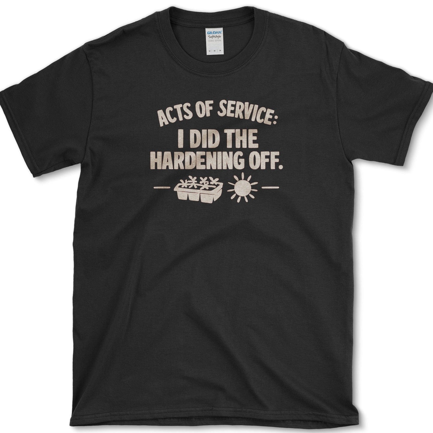 Hardening Off T-Shirt Essential Tees / S / Black Physical Item