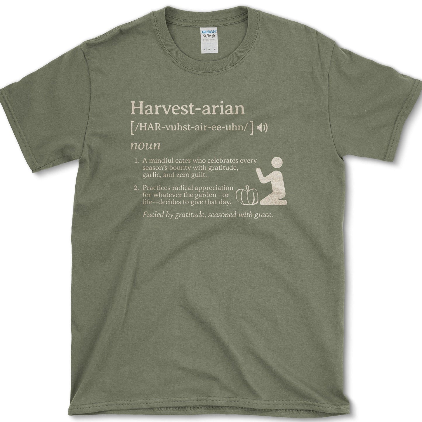 Harvest-arian T-Shirt Essential Tees / S / Military Green Physical Item
