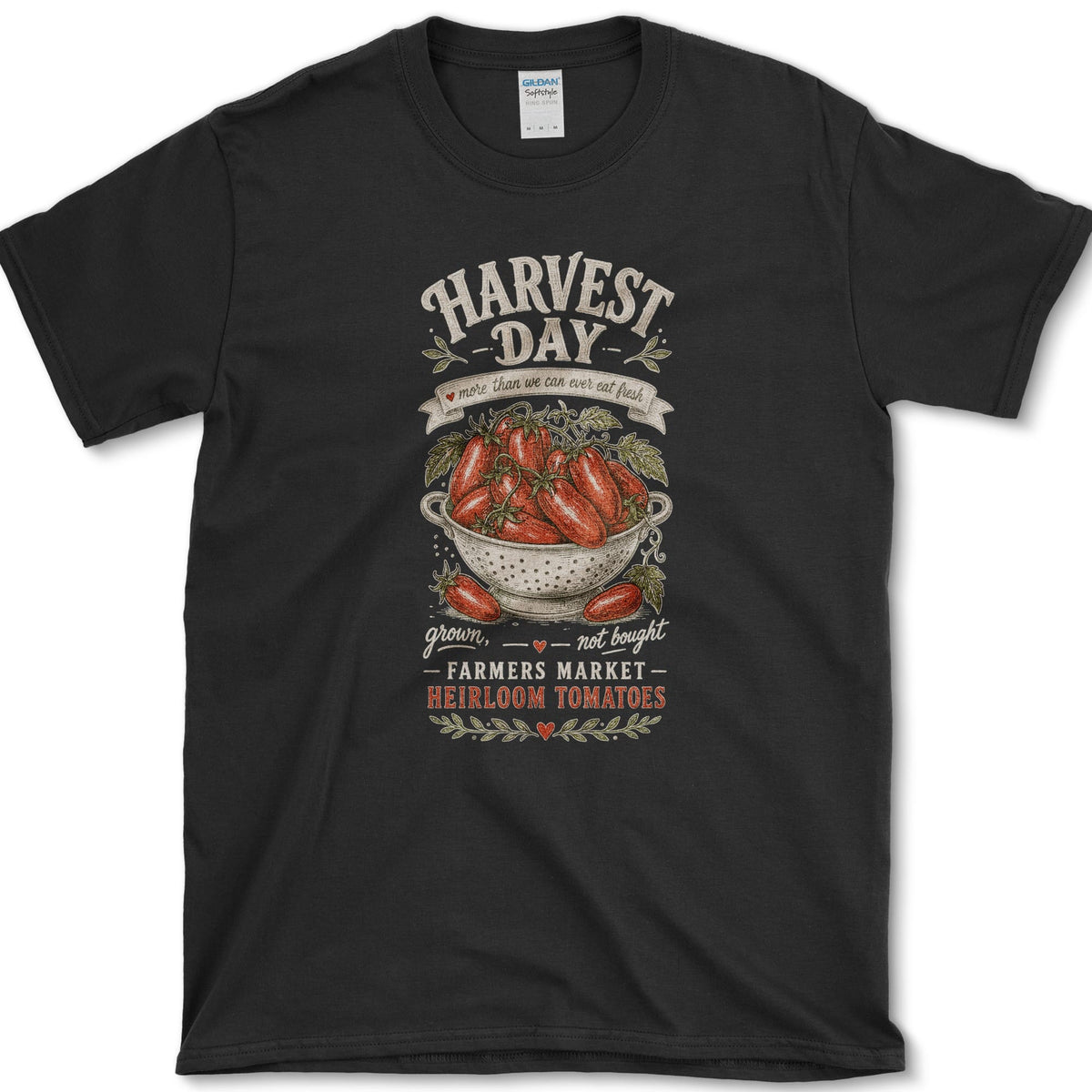 Harvest Day T-Shirt S / Black Essential Tees