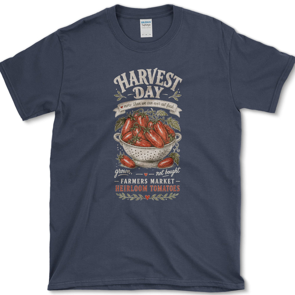 Harvest Day T-Shirt S / Navy Essential Tees