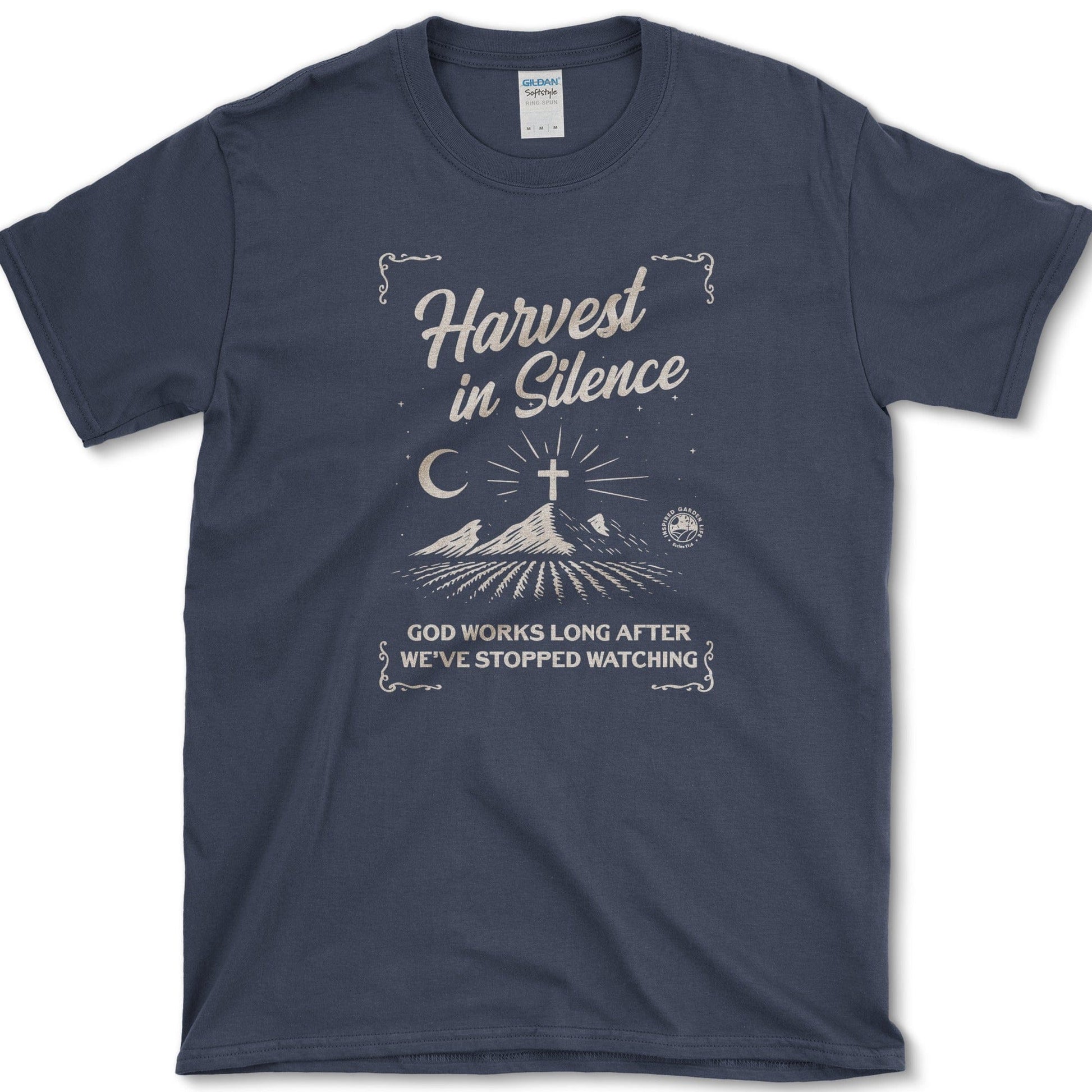 Harvest in Silence T-Shirt Essential Tees / S / Navy Physical Item