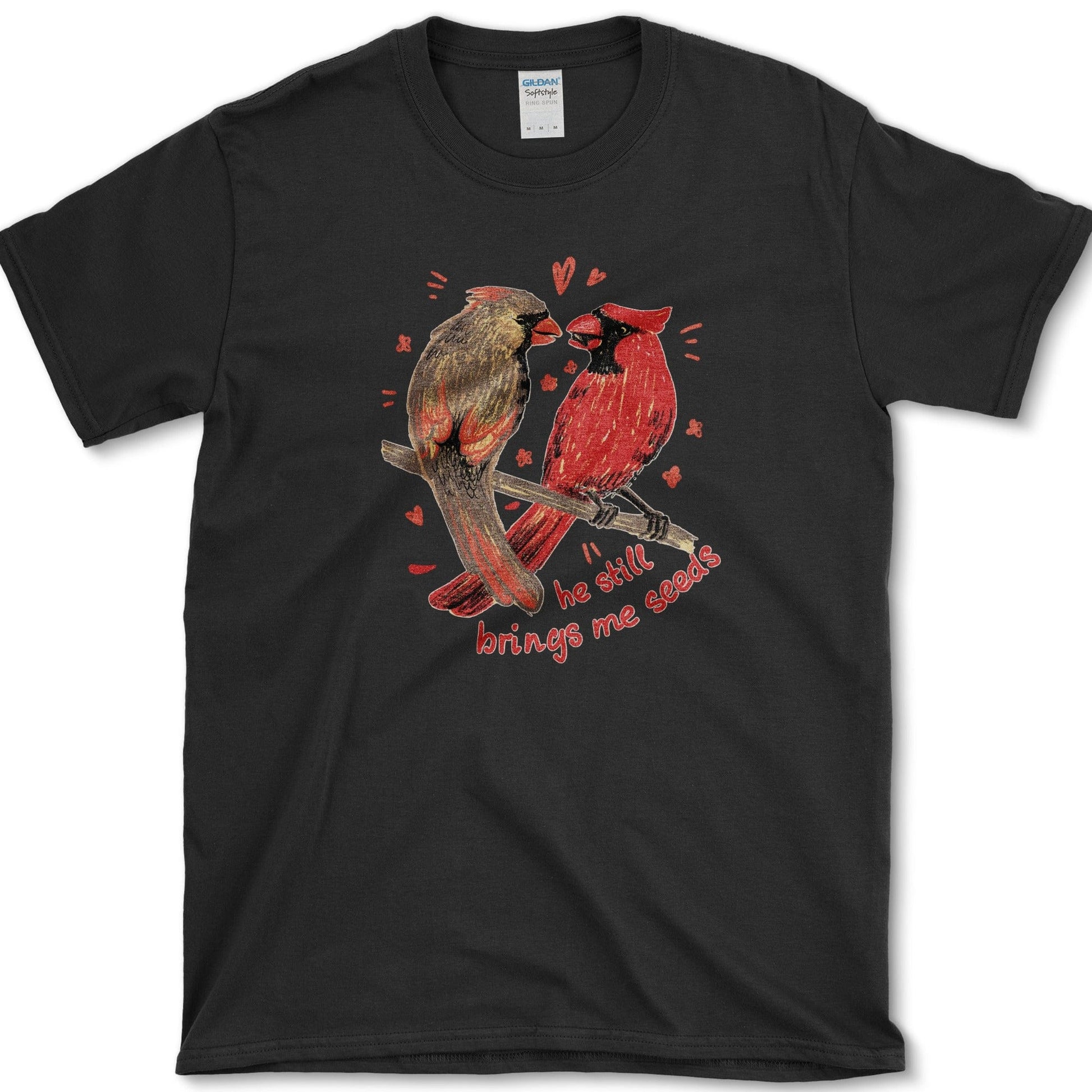 He Brings Seeds T-Shirt Essential Tees / S / Black Physical Item