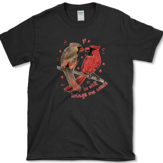 He Brings Seeds T-Shirt Essential Tees / S / Black Physical Item