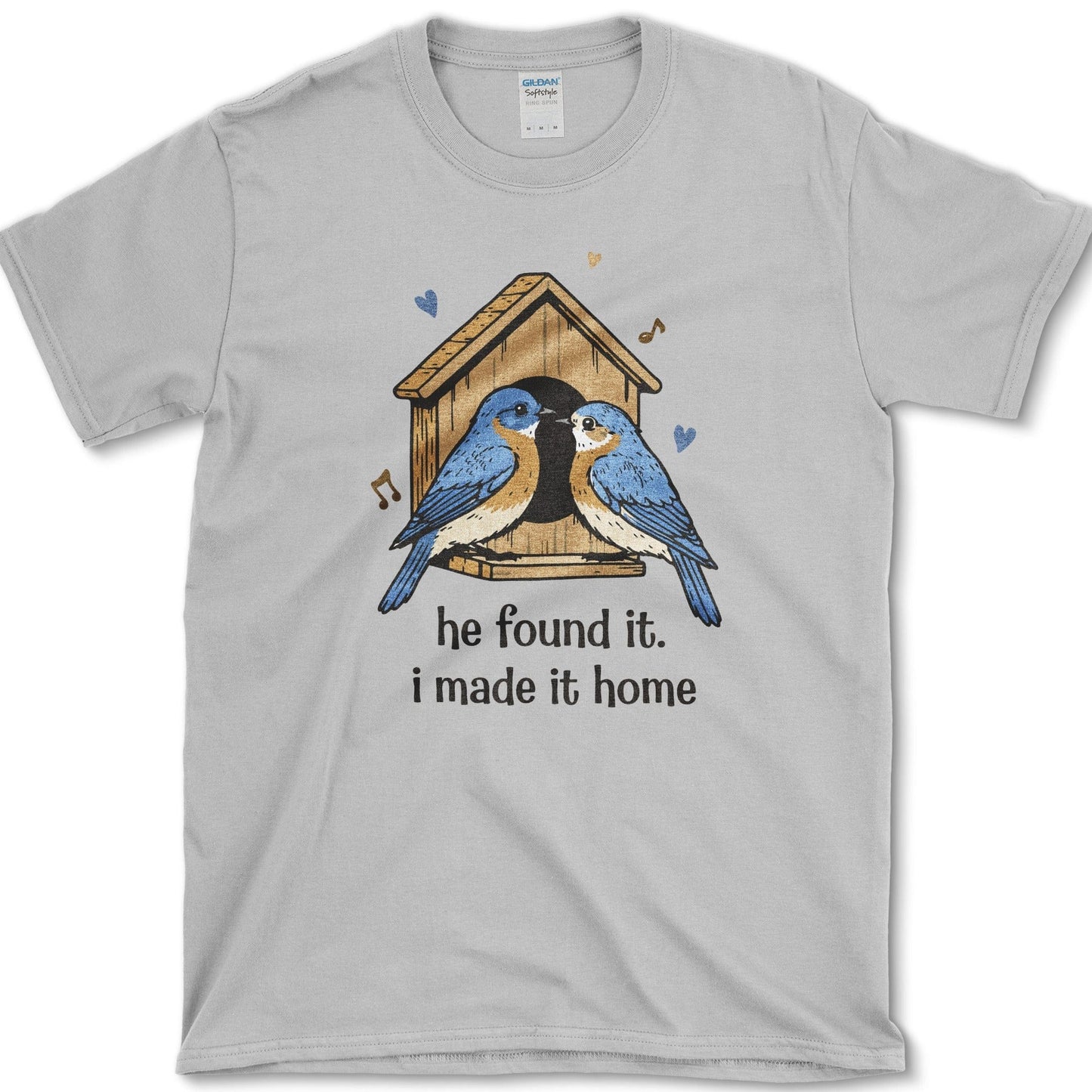He Found Home T-Shirt Essential Tees / S / Sport Grey Physical Item