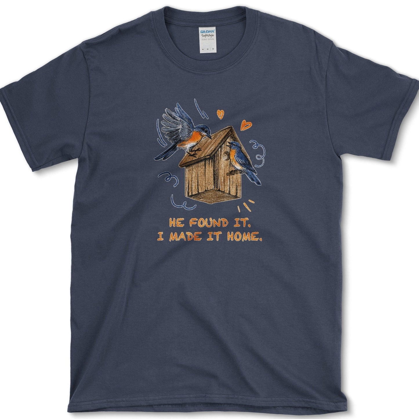 He Found It T-Shirt Essential Tees / S / Navy Physical Item