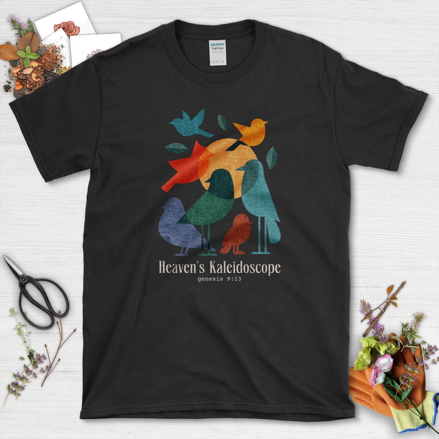 Heaven's Kaleidoscope T-Shirt Essential Tees / S / Black Physical Item