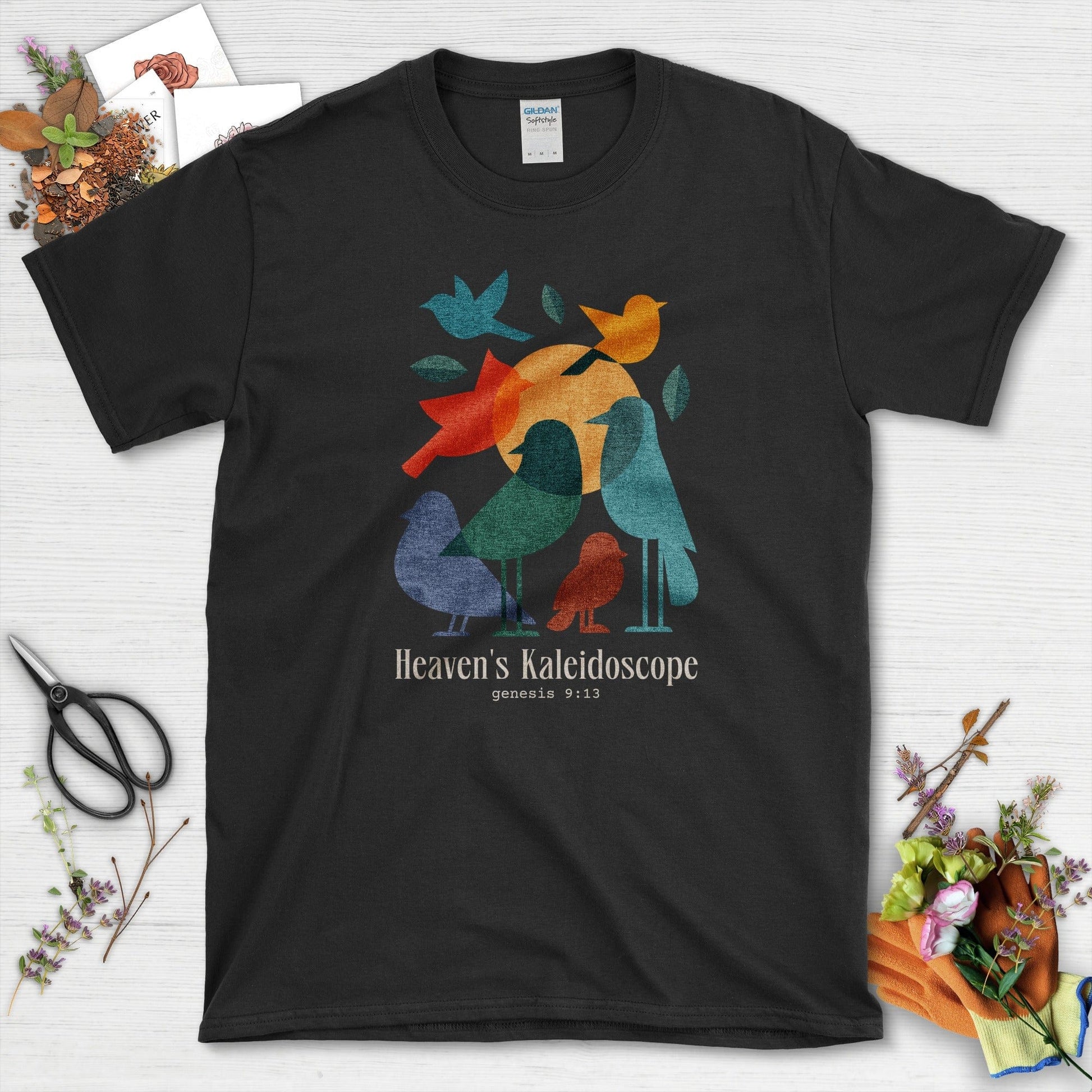 Heaven's Kaleidoscope T-Shirt Essential Tees / S / Black Physical Item