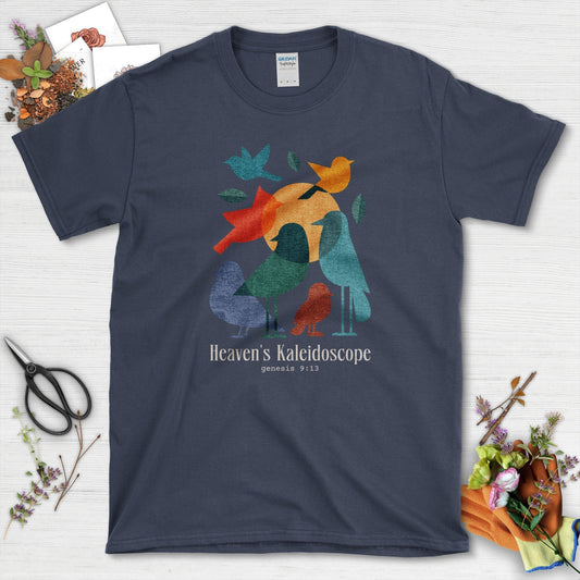 Heaven's Kaleidoscope T-Shirt Essential Tees / S / Navy Physical Item