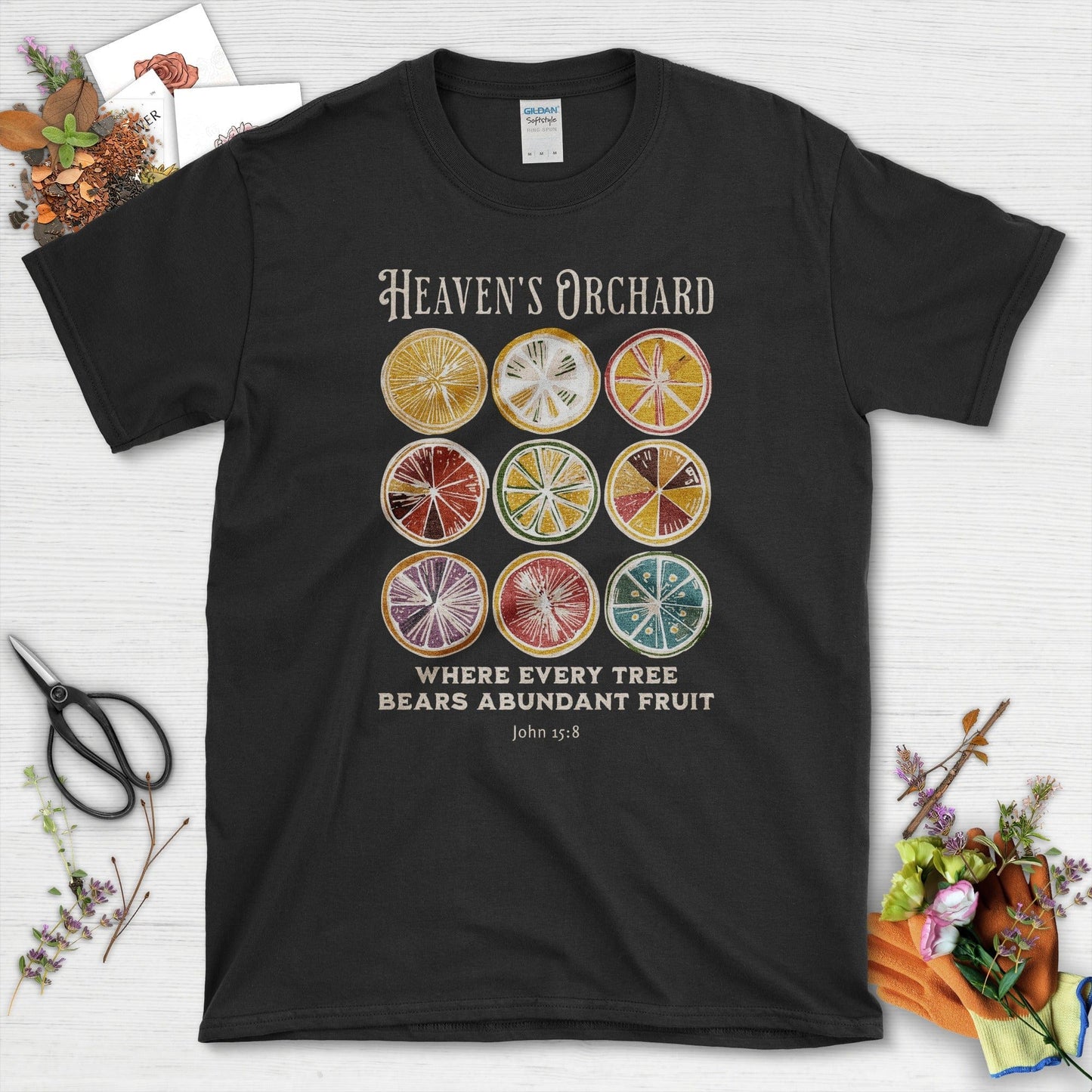 Heaven's Orchard T-Shirt Essential Tees / S / Black Physical Item