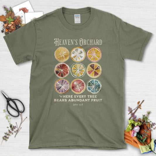 Heaven's Orchard T-Shirt Essential Tees / S / Military Green Physical Item