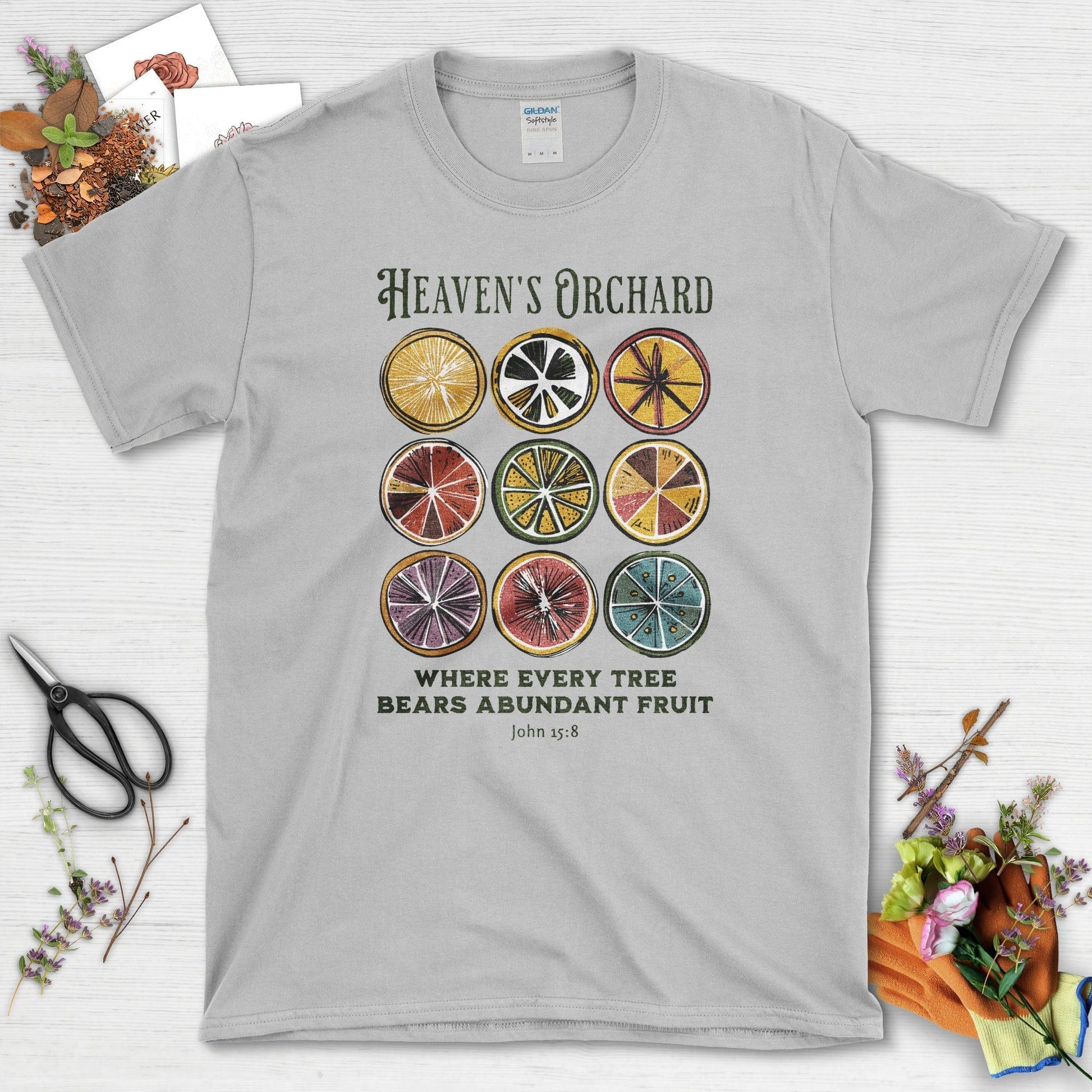 Heaven's Orchard T-Shirt Essential Tees / S / Sport Grey Physical Item