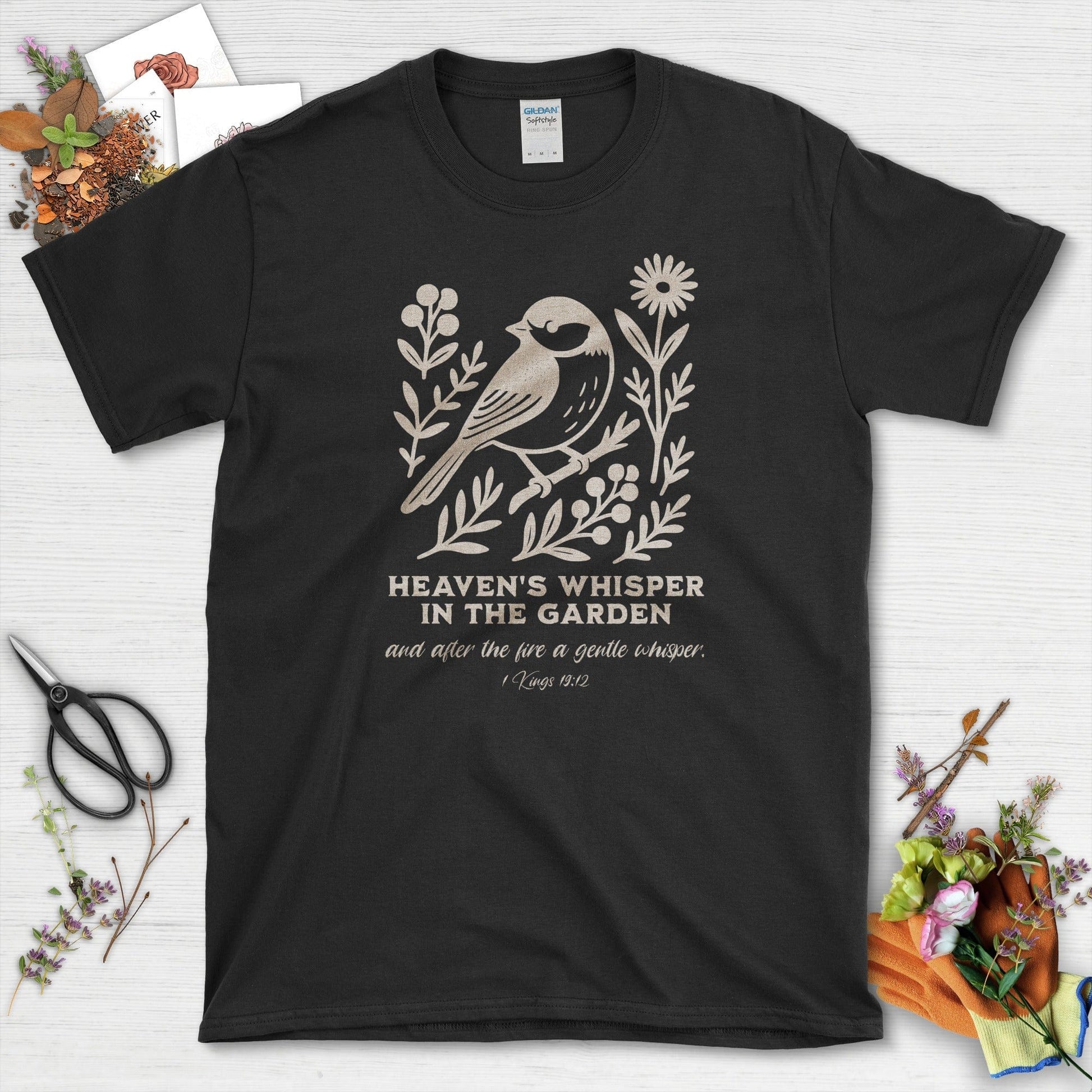 Heaven's Whisper T-Shirt Black / S Essential Tees