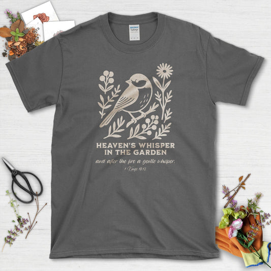 Heaven's Whisper T-Shirt Dark Heather / S Essential Tees