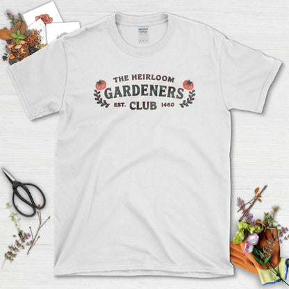 Heirloom Gardeners Club T-Shirt T-Shirts / S / White Physical Item