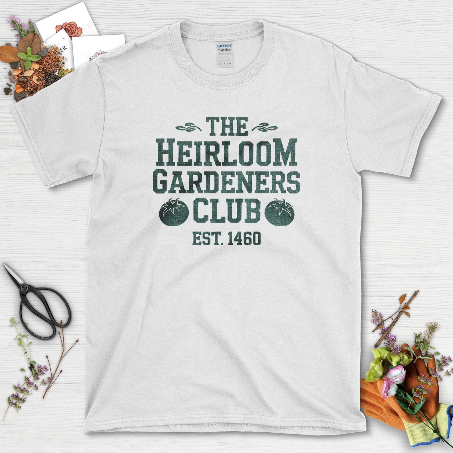 Heirloom Gardeners T-Shirt T-Shirts / S / White Physical Item