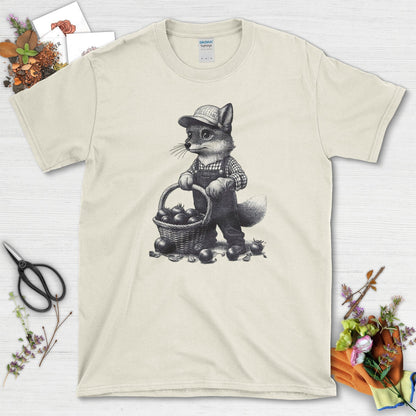 Heirloom Gardening Fox T-Shirt Natural / S T-Shirt