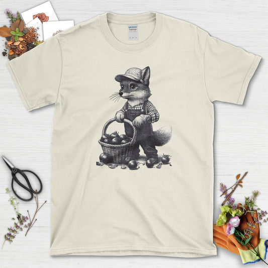 Heirloom Gardening Fox T-Shirt Natural / S T-Shirt