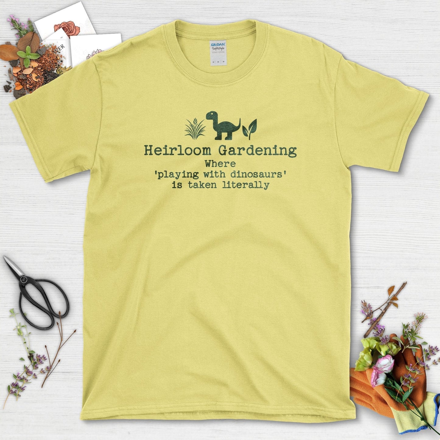 Heirloom Gardening T-Shirt Cornsilk / S T-Shirt