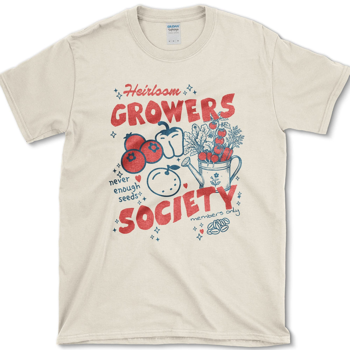 Heirloom Growers Society T-Shirt S / Natural Essential Tees