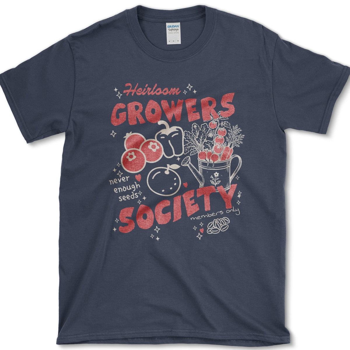 Heirloom Growers Society T-Shirt S / Navy Essential Tees