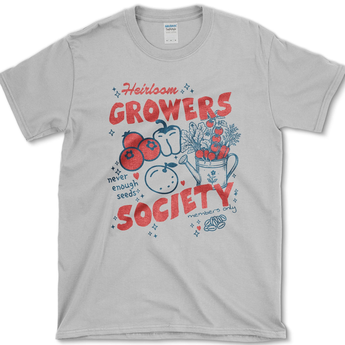 Heirloom Growers Society T-Shirt S / Sport Grey Essential Tees