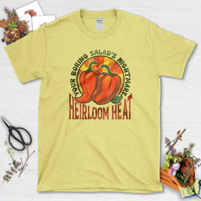 Heirloom Heat Salad's Nightmare T-Shirt Cornsilk / M Physical Item