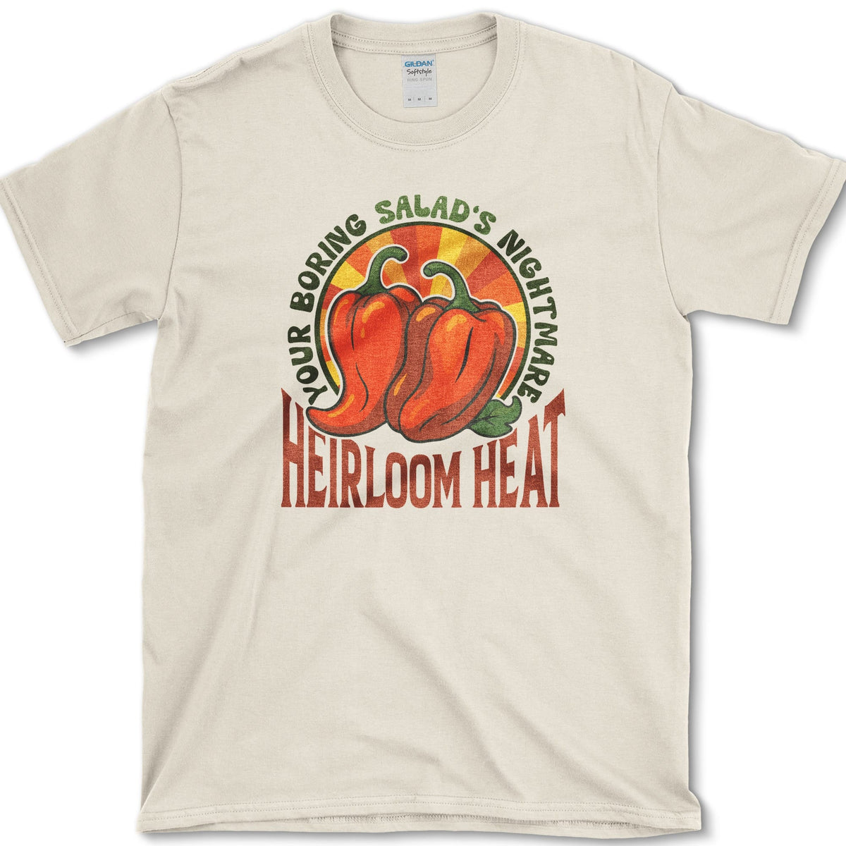 Heirloom Heat Salad's Nightmare T-Shirt Natural / S Essential Tees