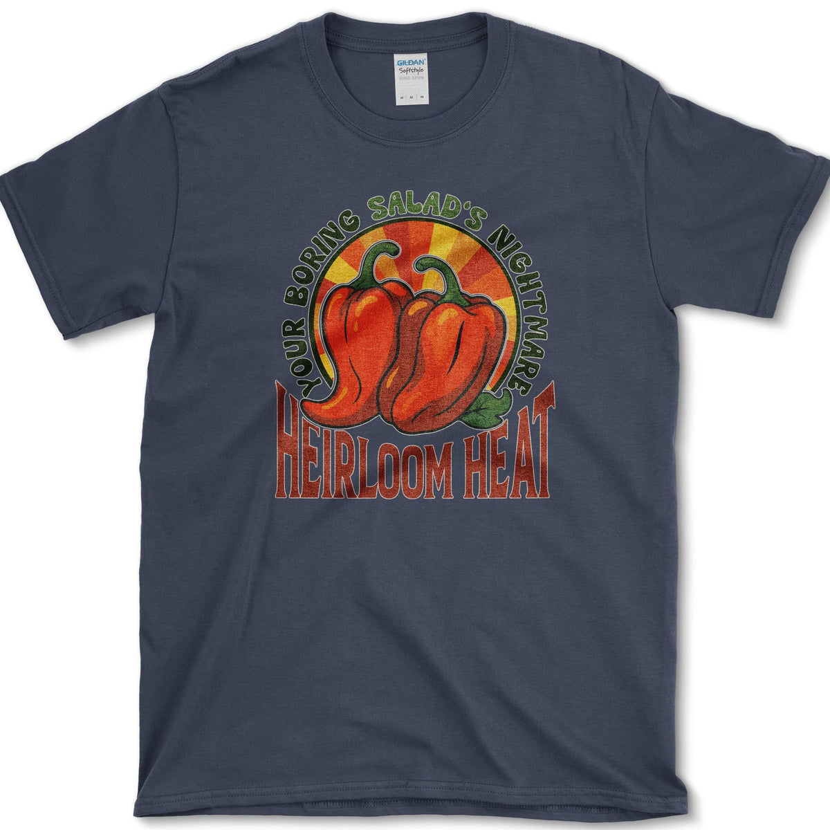 Heirloom Heat Salad's Nightmare T-Shirt Navy / S Essential Tees