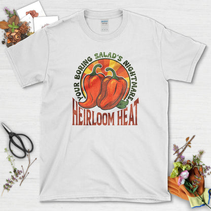 Heirloom Heat Salad's Nightmare T-Shirt White / M Physical Item